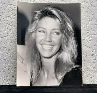 " Look " Vintage Glossy Press Photo Actress Heather Locklear Dynasty 1988 K