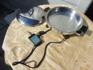 Vintage Rena Ware 1725e Electric Skillet With Lid Not Right One
