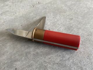 Vintage Kershaw 12 Ga Shotgun Shell Folding Pocket Knife Japan