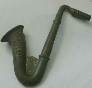 Vintage German Penny Toy Tin Luxophon / Saxophone Whistle