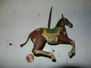 Parts Piece Tin Windup Horse,  Still,  No Makers Marks To Be Found.
