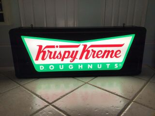 Krispy Kreme Sign - Lighted And Double - Sided