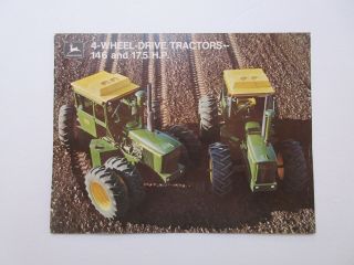 John Deere 7020 & 7520 Farm Tractor Brochure 20 Pages 1972