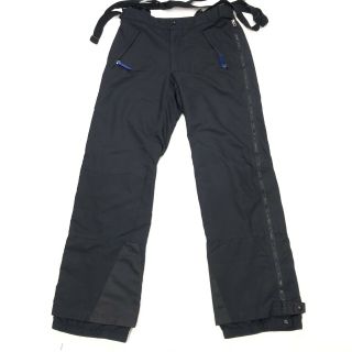 Vintage Patagonia Men’s Black Snow Bib Suspenders Side Zip Pants Size 34 34x32