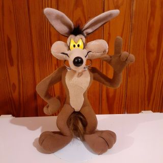 Vintage 1994 Wile E.  Coyote 12 " Tyco Plush Toy Stuffed Doll Looney Tunes Rare