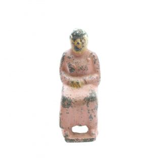 Sitting Old Woman For O Or Standard Scale Cast Metal Lead Figure 2 "