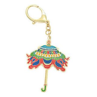 Feng Shui Umbrella Parasol Amulet Keychain