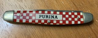 Vintage Kutmaster Purina Stockman 3 Blade Pocket Knife 2