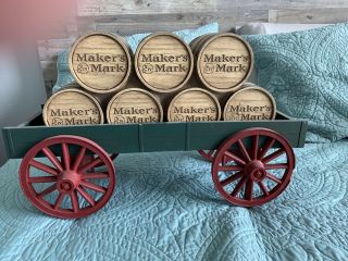 Makers Mark Barrel Cart For Display Rare