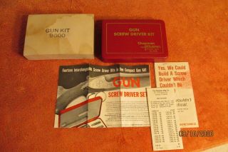 Chapman Gun Screw Driver Kit 9600 Vintage Gun Parts Tools
