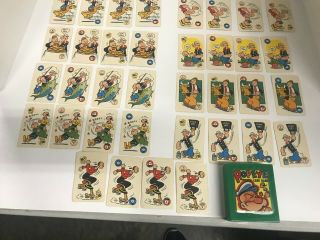 Vintage Popeye Card Game Rummy Ed - U - Cards King Features