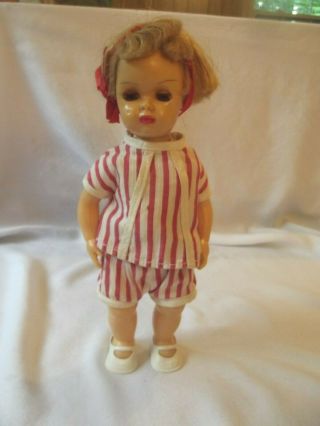 Vintage 10 " Doll - Tiny Terri Lee Doll Walker Doll /shoes,  Outfit.