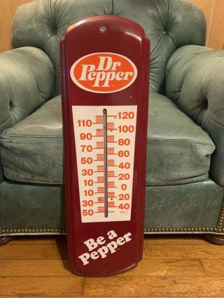 Dr Pepper Thermometer Advertising Sign