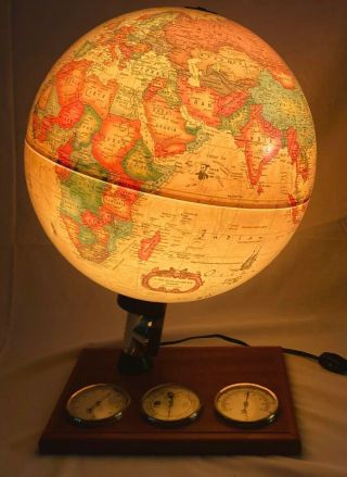 Vintage 1992 Light Up Scan Globe Made In Denmark
