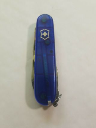 Victorinox Swiss Army Knife Blue Translucent 128
