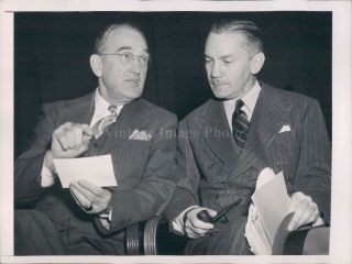 1945 Photo Washington Dc Senator James Mead Forrestal War Investigation