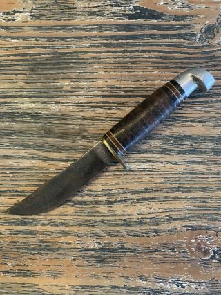 Vintage Western L66 Usa Fixed Blade Knife