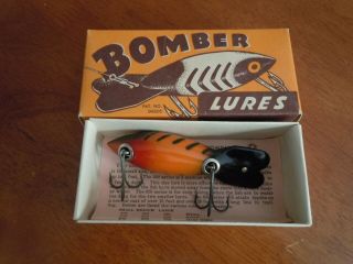Vtg Bomber Lure 512 With Box/paper