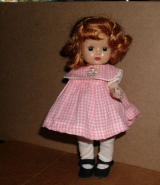Vintage Nancy Ann Storybook 8 " Muffie Walker Doll - Straight Leg Sleep Eyes 2