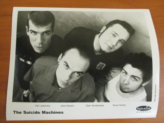 Vtg Glossy Press Photo Rock Band The Suicide Machines Sometimes I Don 