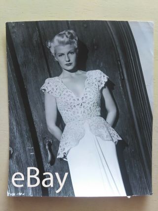 Rita Hayworth Topaz Blonde The Lady From Shanghai Vintage Photo By Jame
