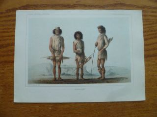 Hualpais Indians - Arizona - Usprr Lithograph - Colored - 1850s