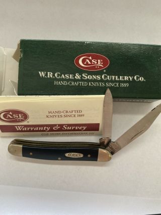 Case Xx Medium Jack Pocket Knife Stainless Steel Blade Black Synthetic Handle