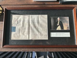 Revolutionary War Era British King George Iii Autographed Document 