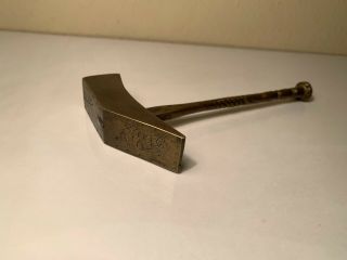 Very Rare Revolutionary War Era Gun Flint Knapping Hammer 5 3/8 " 1820s
