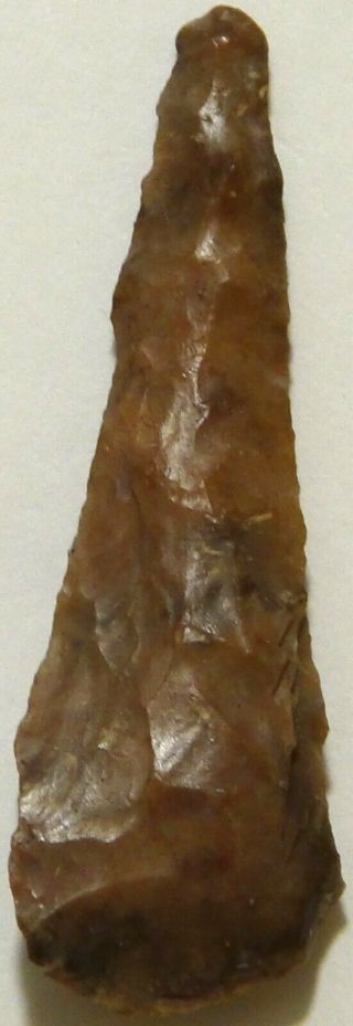 Authentic Indian Artifact 1 5/16 " Dovetail Drill Bluff Overlooking Ohio River