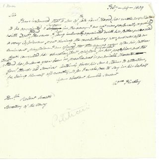 1809 William Findley Autograph Letter Signed Pennsylvania Member Of Congress