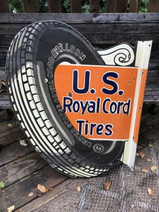Us Royal Tires Porcelain Sign