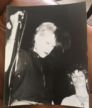 Rozz Williams Christian Death Live Photo 12/3/1982 8x10 Linda Aronow