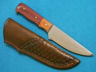 Custom Larry Lewis Yellow Creek Knives Mountain Man Hunting Survival Knifesheath