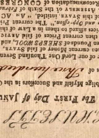 1780,  Commodities Interest Bond,  Abisha Packard,  signatures on bond,  great shape 2