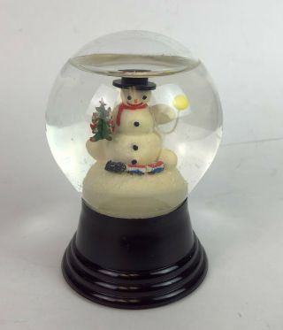 Vintage Austrian Snow Globe Christmas Snowman