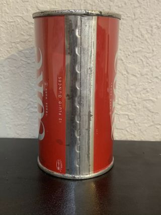 Coca Cola Diamond Bottle Flat Top Soda Can 3