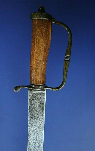 American French Indian War Revolutionary War Hanger Sword Ca 1750