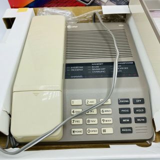 Vintage AT&T 5500 Cordless Phone Box & Receipt Handset/Base/Wall Mount 3