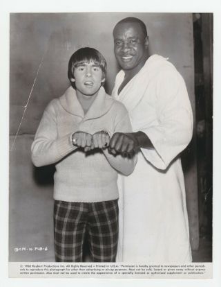 Davy Jones Monkees Sonny Liston Boxer " Head " Columbia Pictures Press Photo 1968