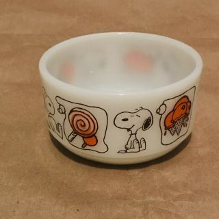 Vintage 1958 Anchor Hocking Fire King Snoopy Dream Dish
