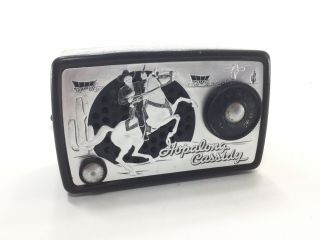 1950s Arvin Hopalong Cassidy Midget Tube Radio Needs Repaired Restored Static