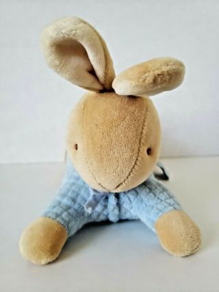 Eden Plush Peter Rabbit Plush Bunny Blue Thermal Terry Jacket 10 