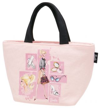 Japanese Suet Fabric Barbie Lunch Bag From Japan