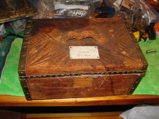 1777 Revolutionary War John B Brown Continen Army Mass Decorated & Labled Trunk