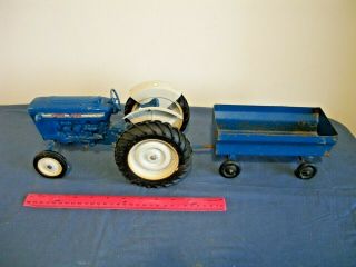Vintage Ertl Ford 4000 Toy Tractor 1/12 Scale Blue Farm Tractor
