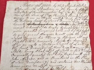 1779 Revolutionary War Document Thomas Tash Officer Revolution Strafford Co NH 3