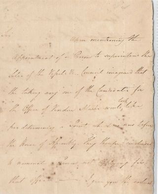 Revolutionary War Adjutant General Joseph Reed Signed Document George Washington