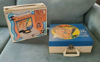 Vintage Shaun Cassidy Hardy Boys Phonograph Record Player W/ Box