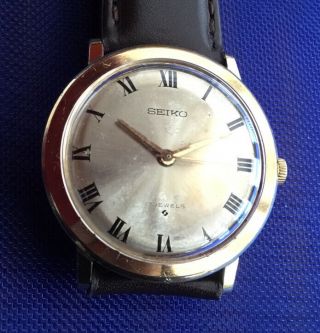 Vintage Rare Seiko 66 - 7090 Gents Gold Watch.